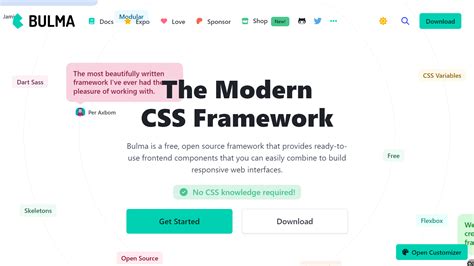 Building a Website with Bulma CSS Framework .
